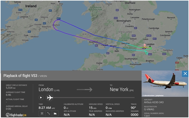 Neobvyklé důvody návratu letu Virgin VS3 zpět na Heathrow