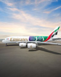 Emirates představily Airbus A380 inspirovaný Wimbledonem